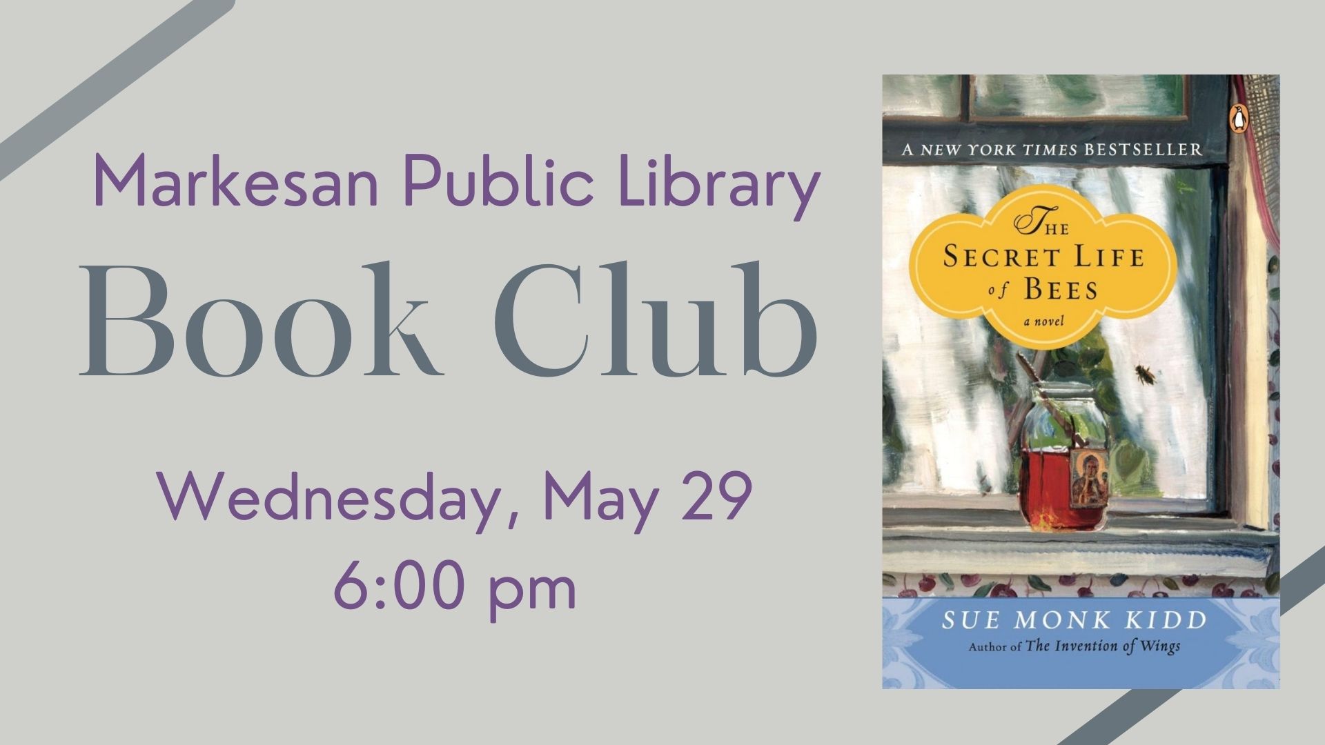 Book Club: The Secret Life of Bees