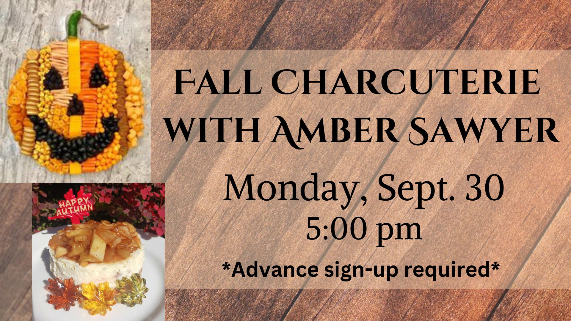 Fall Charcuterie Class