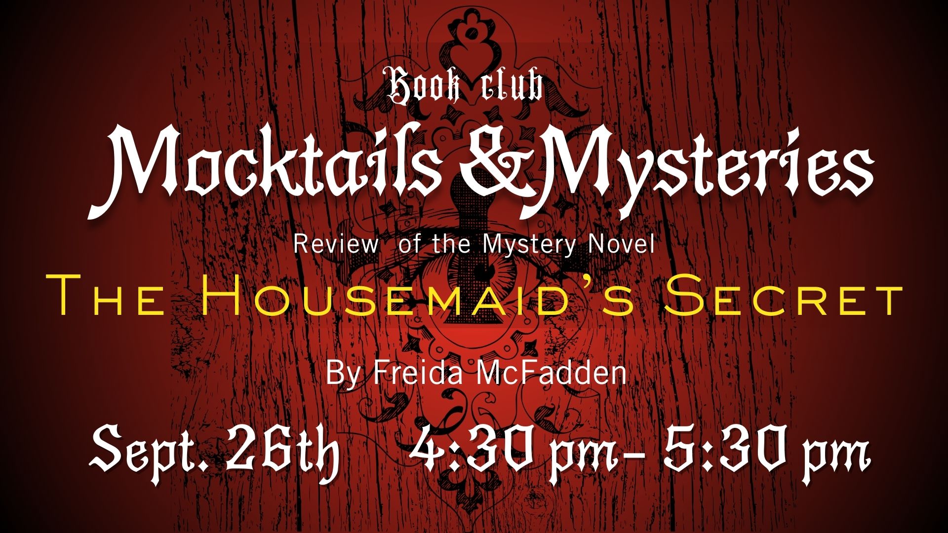 Mocktails & Mysteries Book Club