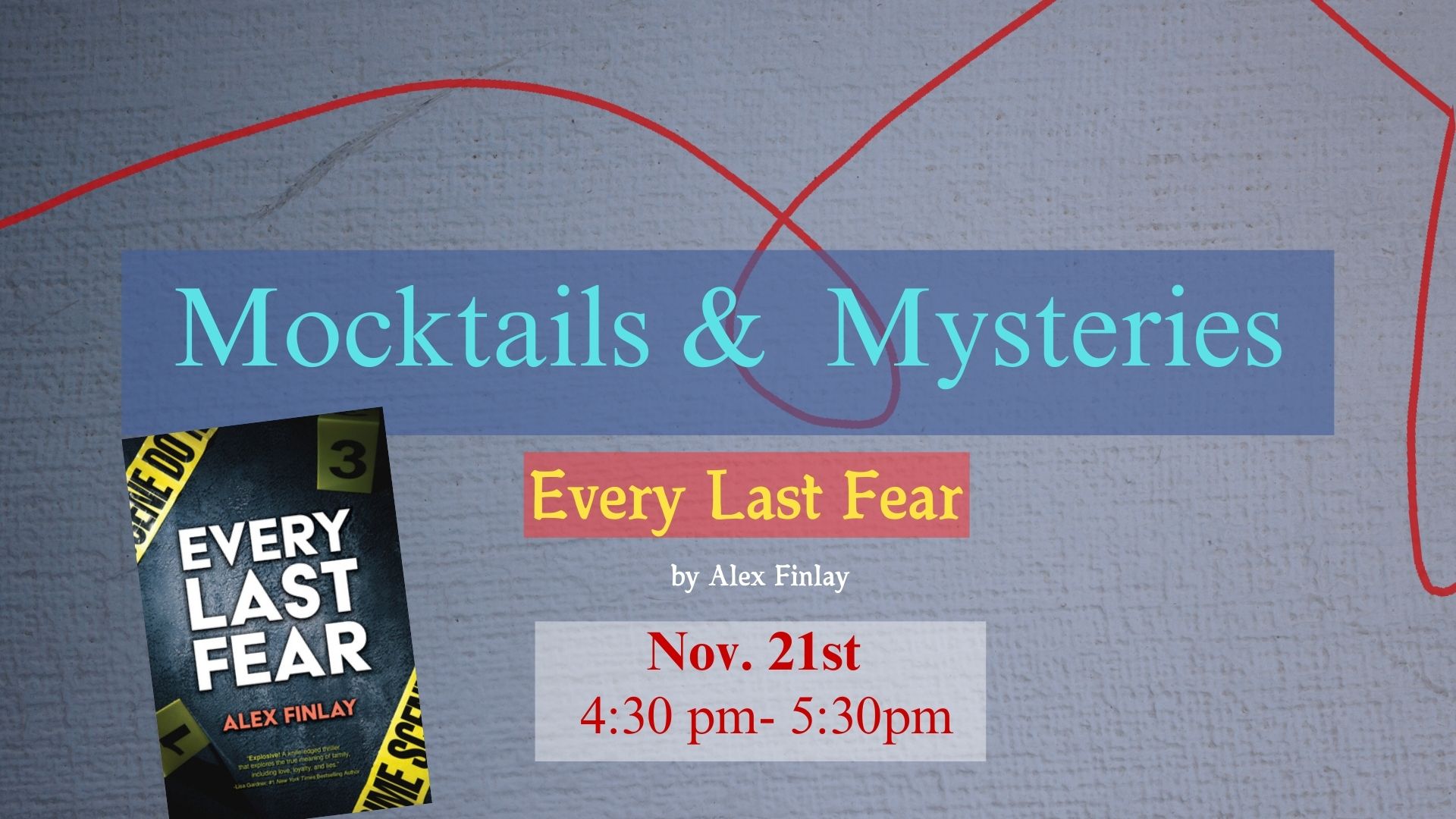 Mocktails & Mysteries Book Club