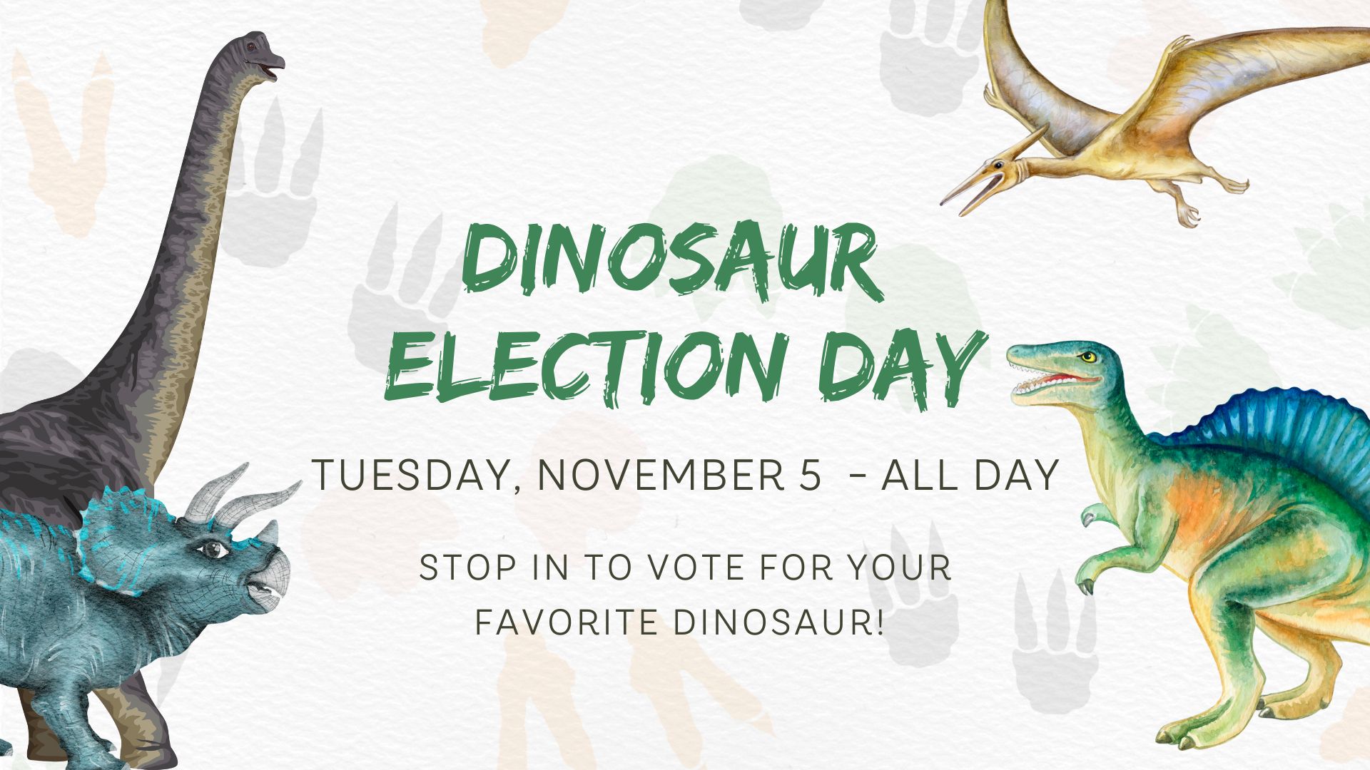 Dinosaur Election Day