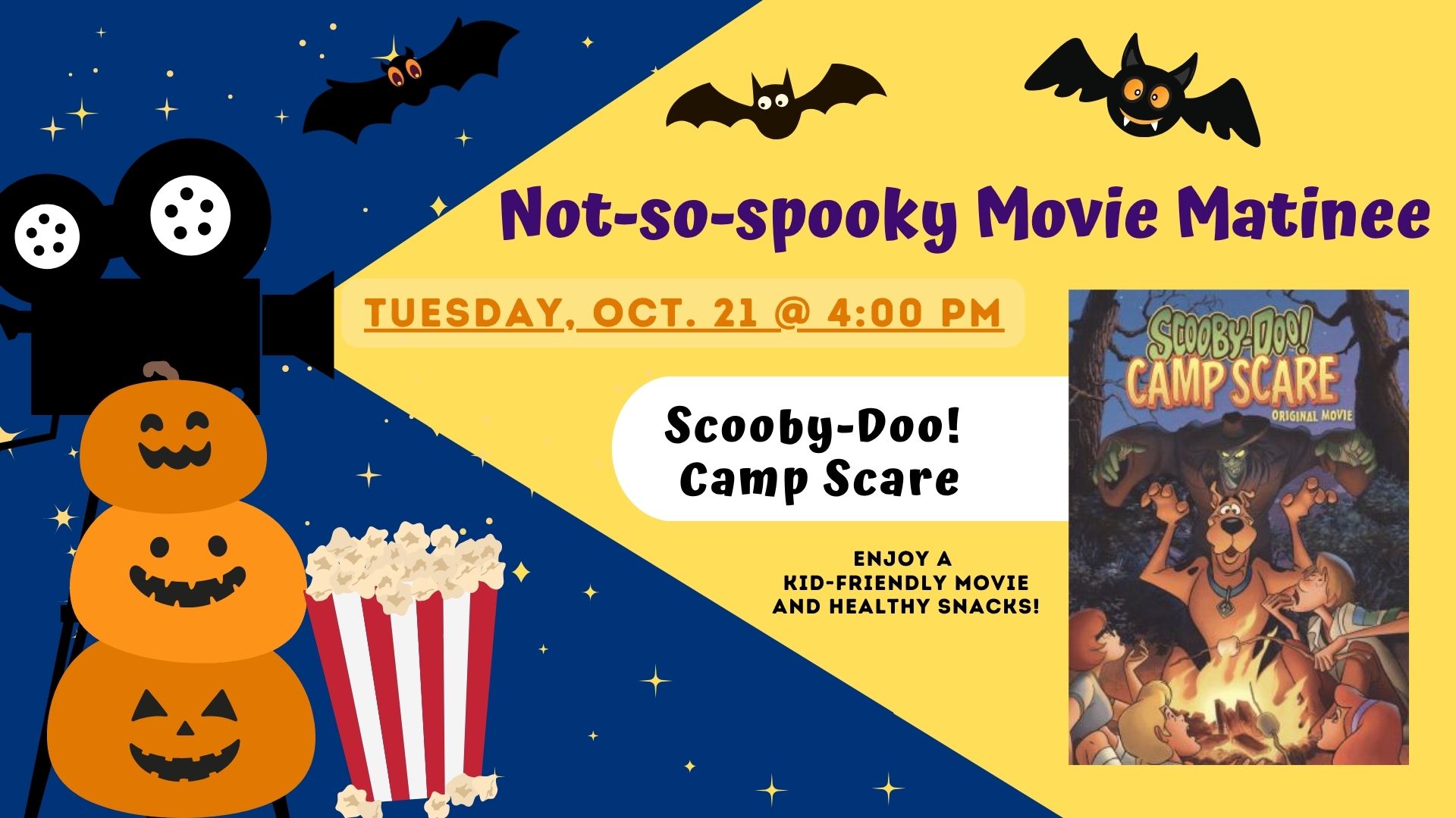 Movie Matinee : Scooby Doo! Camp Scare & Coraline